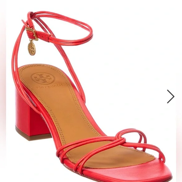 $110. Tory Burch sandals, size 6, color bright samba. Great condition. - Picture 5 of 6